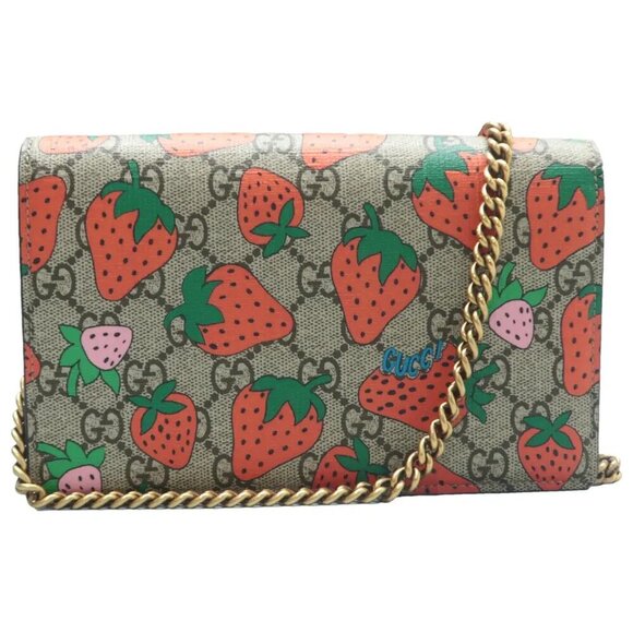 Gucci Handbags - 100% Authentic GUCCI Brown Canvas Shoulder Bag 742-102024